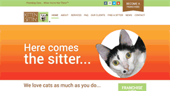 Desktop Screenshot of kittensittin.biz